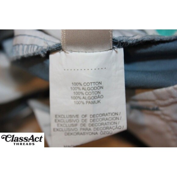 Penguin Pants Mens Blue Cotton Flat Fronts Tag Sz 32X34 ( 32"X28") - Picture 5 of 9